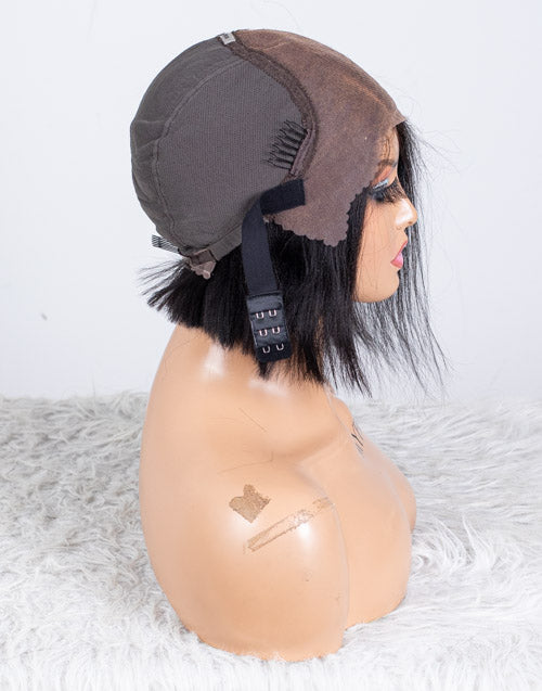 Clearance - 13x6" Lace Front Wig Indian Hair - 10" Yaki Size Average - MTY-3357