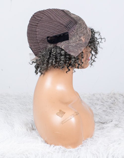 Clearance - 13x4"  Lace Front Wig Indian Hair - 10" Silky Size 1- MTY-1888