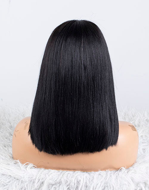 Clearance - 13x6" Lace Front Wig Indian Hair -14" Yaki Size 1  - MTY - 3147
