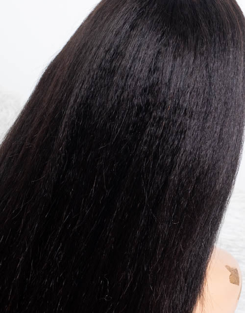 Clearance - 5x5" Closure Wig Indian Hair - 16" Kinky Size Average - MTY-4541