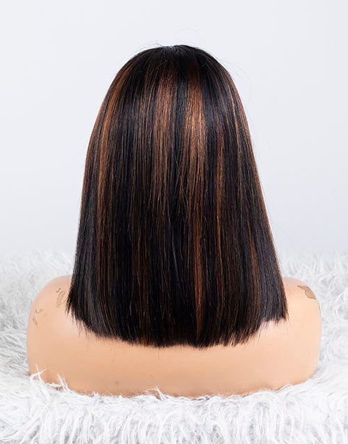 Clearance - 13x6" Lace Front Wig Indian Hair - 12" Silky Size 1 - MTY-3140