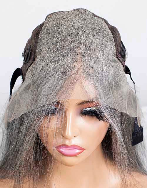 Clearance - 13x6" Lace Front Wig Indian Hair - 10" Yaki Size 1 - MT-3348
