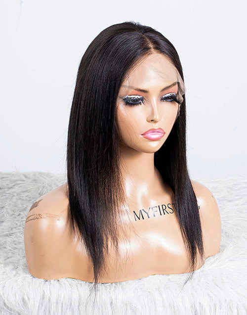 Clearance - 13x4" Lace Front Wig Indian Hair - 14" Silky Size 2 - MTY-2950