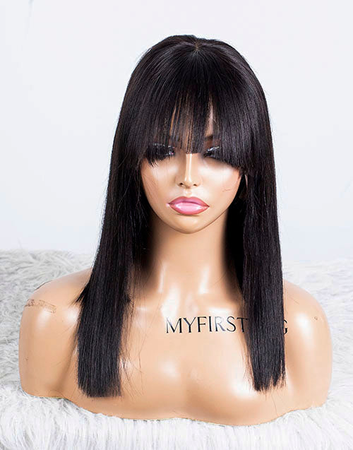 Clearance - 13x6" Lace Front Wig Indian Hair - 14" Silky Size 1 - MT-3346