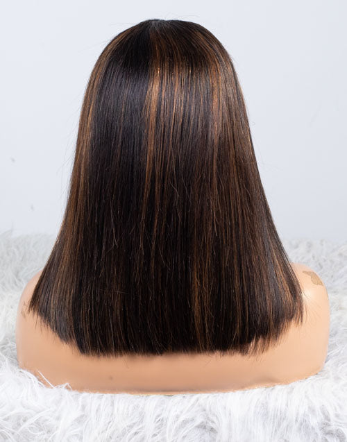 Clearance - 13x6"  Lace Front Wig Malaysian Hair - 14" Silky Size 2- MTY-2195