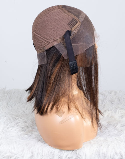Clearance - 13x6"  Lace Front Wig Malaysian Hair - 14" Silky Size 2- MTY-2195