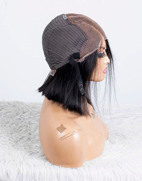 Clearance - 13x6" Lace Front Wig Indian Hair - 12" Yaki Size 2 - MT-3347