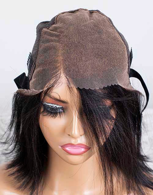 Clearance - 13x6" Lace Front Wig Indian Hair - 12" Yaki Size 2 - MT-3347