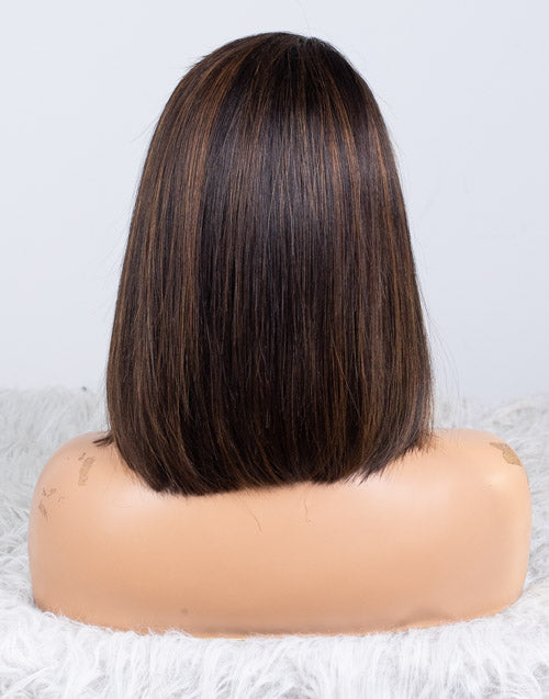 Clearance - 13x4.5"  Lace Front Wig Malaysian Hair - 12" Silky Size 1- MTY-2197