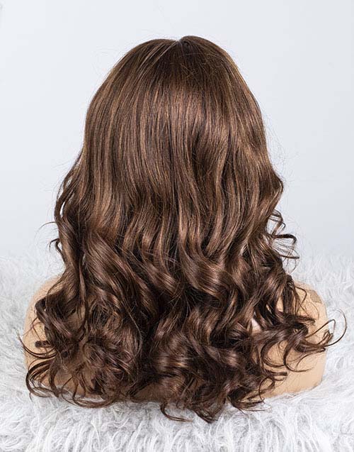 Clearance - 5x5" Closure Wig Indian Hair - 16" Silky Size Average - MTY-3156