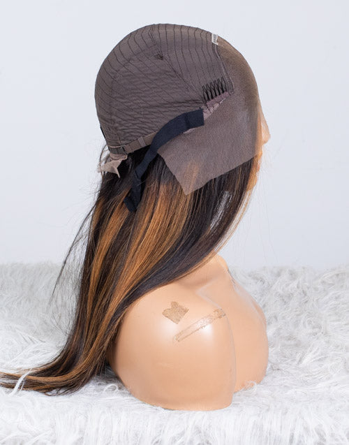 Clearance - 13x4" Lace Front Wig Indian Hair - 16" Silky Size-1 - MTY-2194
