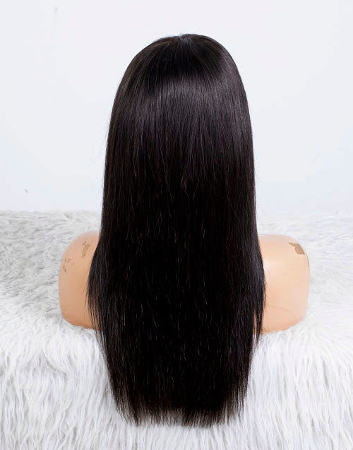Clearance - 5x5" Closure Wig Indian Hair - 16" Silky Size Average - MTY-3324