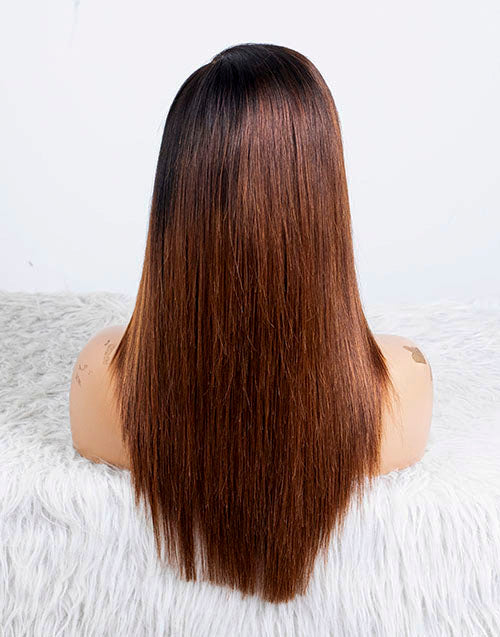 Clearance - 13x6" Lace Front Wig Indian Hair - 16" Silky Size 2 - MT-3349