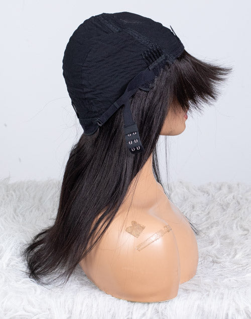 Clearance - Scalp Top Wig Indian Hair - 14"  Yaki  Size 2- MCY-27