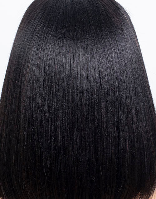 Clearance - 4x4" Closure Wig Indian Hair 160% Density - 10" Yaki Size Average - MTY-4850