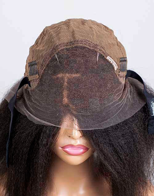 Clearance - 13x4.5" Lace Front Wig Malaysian Hair - 12" Kinky Size 1-MTY-2970