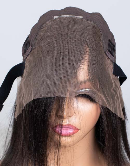 Clearance - 13x4" Lace Front Wig Indian Hair - 12" Yaki Size-1 - MTY-2192