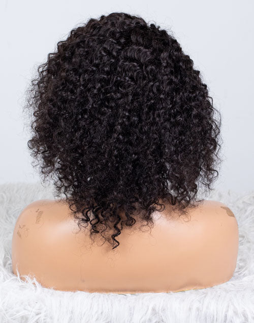 Clearance - 13x4"  Lace Front Wig Indian Hair - 12" Curly Size 1- MTY-2175