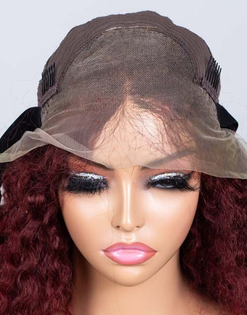 Clearance - 13x4"  Lace Front Wig Indian Hair - 18" Curly Size 1- MTY-2169