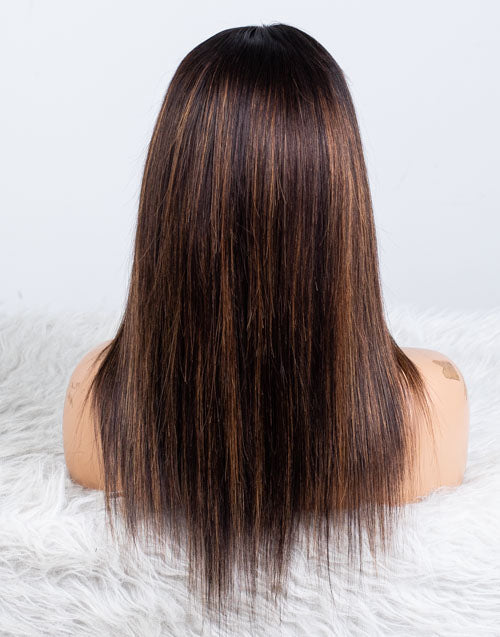 Clearance - 13x4"Lace Front Wig Indian Hair - 14" Silky Size 1- MTY-1933