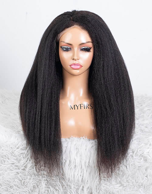 Clearance - 13x6" Indian Hair 160% Density - 20" Kinky Size 1 - MTY-4848