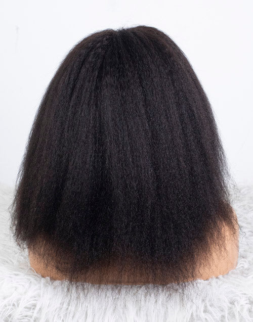 Clearance - 13x6" Indian Hair 160% Density - 12" Kinky Size 2 - MTY-4846