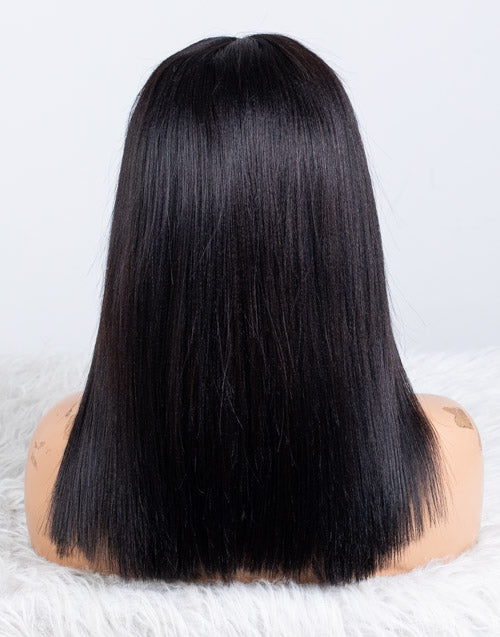 Clearance - 13x6'' Lace Front Wig Malaysian Hair - 14" Yaki Size 2 - MTY-1918