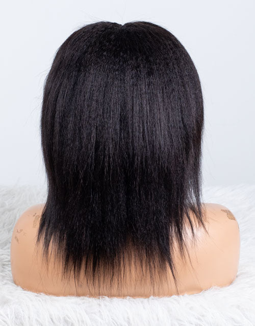 Clearance - Full Lace Wig Indian Hair - 8" Kinky Size 1 - MTY-1906