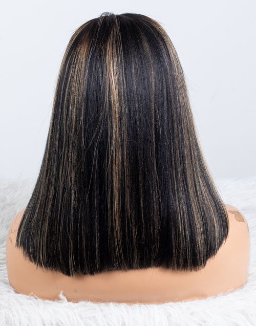 Clearance - 13x6 Lace Front Wig Indian Hair - 14" Yaki Size 1 - MTY-1924