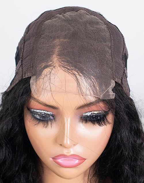 Clearance - 4x4" Closure Wig Indian Hair 160% Density - 12" Silky Size Average - MTY-4851