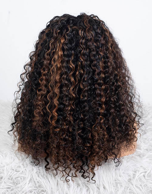 Clearance - 4x4" Closure Wig Indian Hair - 18" Silky Size Average - MTY-4862
