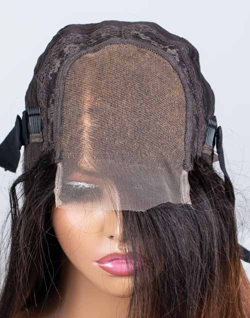 Clearance - 4x4" Closure Wig Indian Hair - 16" Silky Size Average - MTY-1914