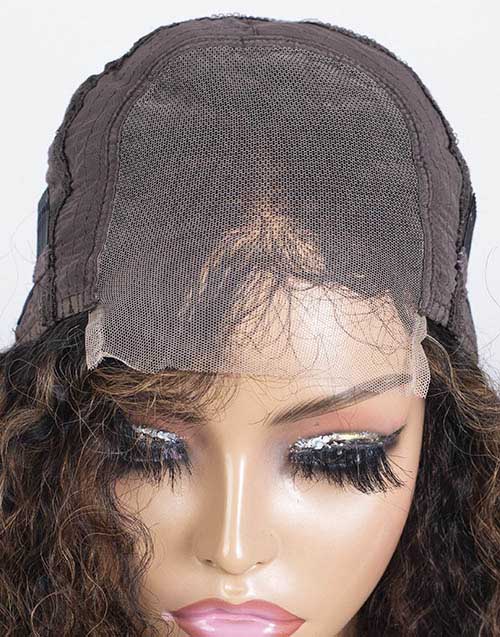 Clearance - 4x4" Closure Wig Indian Hair - 18" Silky Size Average - MTY-4862