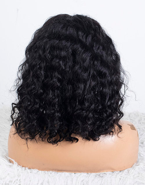 Clearance - 4x4" Closure Wig Indian Hair 160% Density - 12" Silky Size Average - MTY-4847