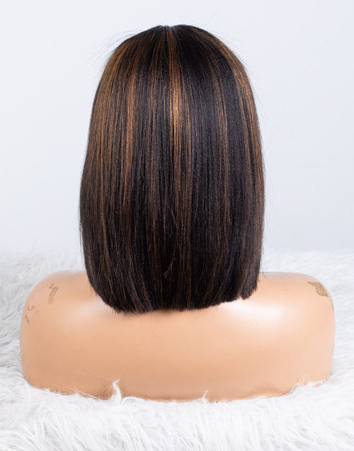 Clearance - 13x4'' Lace Front Wig Malaysian Hair - 10" Yaki Size 2 - MTY-1934