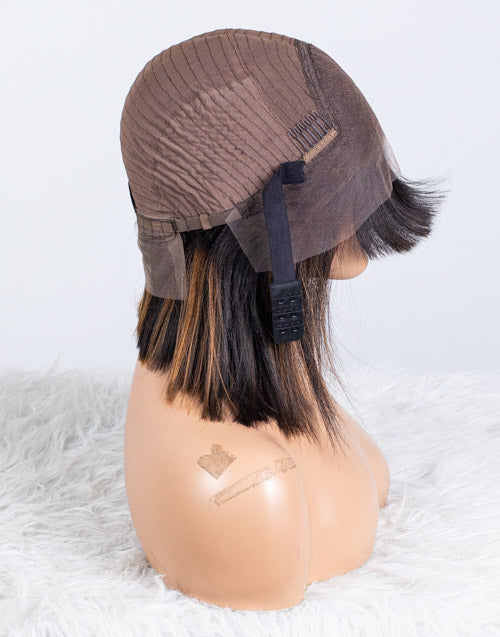 Clearance - 13x4'' Lace Front Wig Malaysian Hair - 10" Yaki Size 2 - MTY-1934