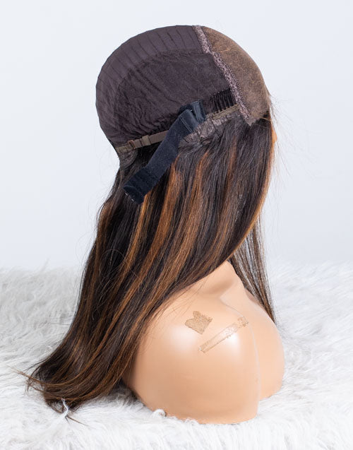 Clearance - 5x5 Glueless Closure Wig Indian Hair - 16" Silky Size 1 - MTY-1912
