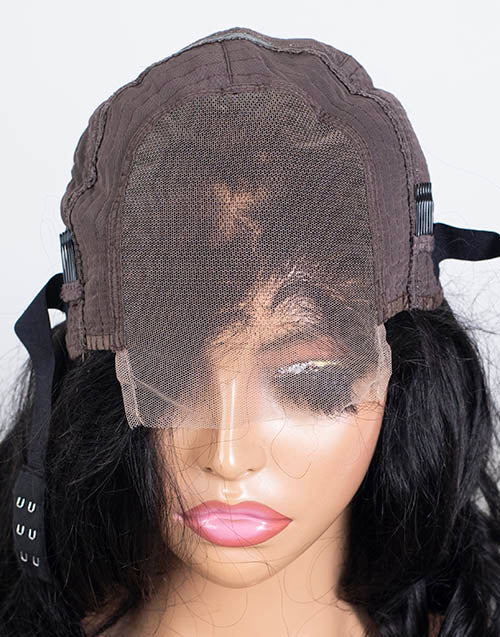 Clearance - 4x4" Closure Wig Indian Hair - 18" Silky Size Average - MTY-4849