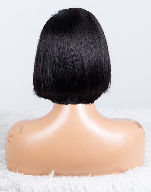 Clearance - 5x5 Glueless Closure Wig Indian Hair - 10" Silky Average Size - MTY-1921