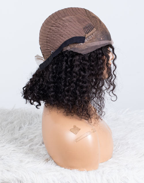 Clearance - 13x4'' Lace Front Wig Malaysian Hair - 14" Curly Size 1 - MTY-1937