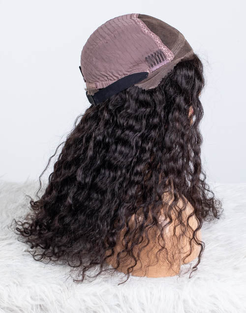 Clearance - 13x6"  Lace Front Wig Malaysian Hair - 18" Curly Size 1- MTY-1895