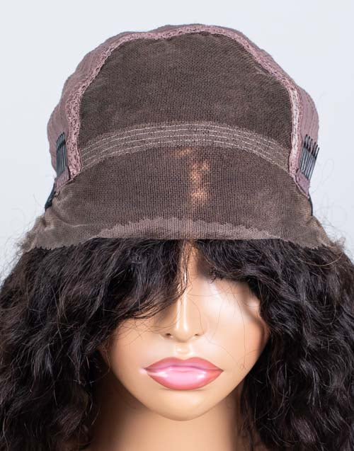 Clearance - 13x6"  Lace Front Wig Malaysian Hair - 18" Curly Size 1- MTY-1895