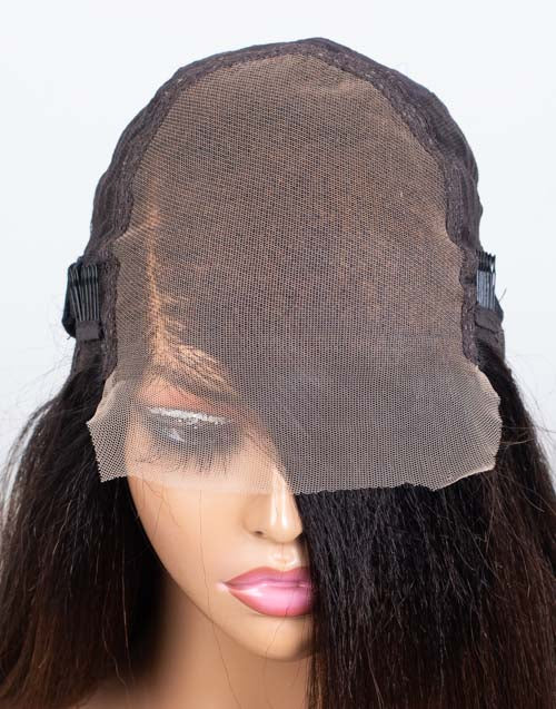 Clearance - 5x5" Closure Wig Indian Hair - 14" Yaki Size Average - MTY-4630
