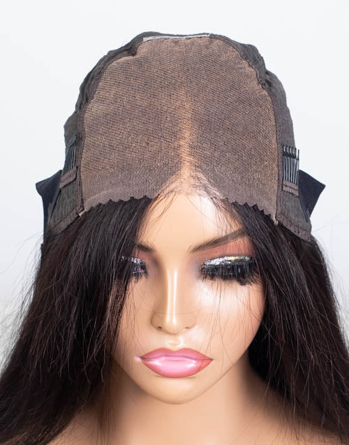 Clearance - 5x5" Closure Wig Indian Hair - 20" Silky Size Average - MTY-4601