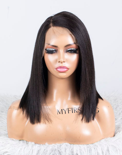 Clearance - 13x4" Indian Hair - 14" Yaki Size 1 - MTY-3015