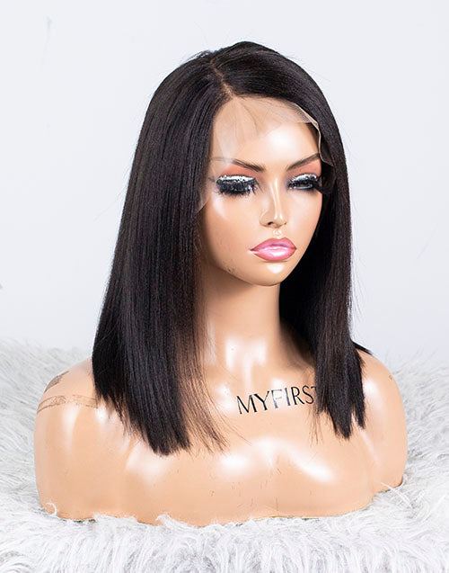 Clearance - 13x4" Indian Hair - 14" Yaki Size 1 - MTY-3015