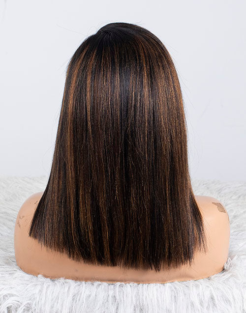 Clearance - 13x6" Malaysian Hair - 12" Yaki Size 1 - MTY-3029