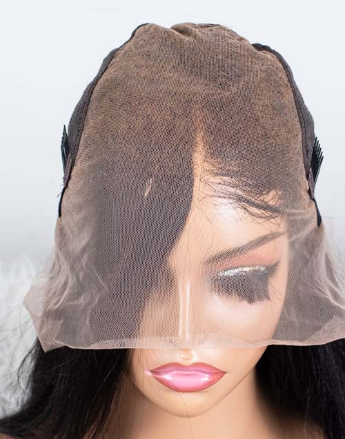 Clearance - 13x6" Lace Front Wig Indian Hair - 18" Yaki Size 1 - MT-3364