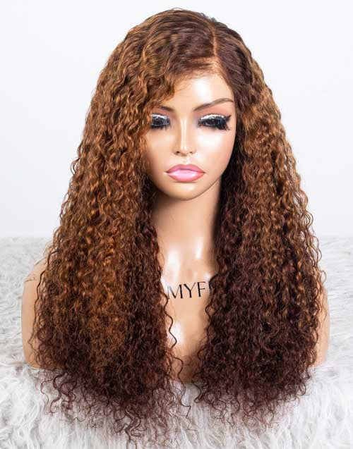 Clearance - 5x5" Closure Wig Indian Hair 160% Density - 16" Silky Size 1 - MTY-4632