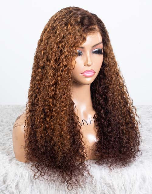 Clearance - 5x5" Closure Wig Indian Hair 160% Density - 16" Silky Size 1 - MTY-4632